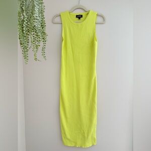 Express Women's Yellow Sleeveless Top